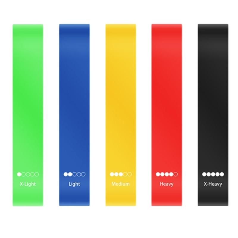 5Pcs Resistance Band Hip Band Hip Band for Legs Butt Stretching Exercise Band Heavy Resistance Rings Nonslip Circles Hip