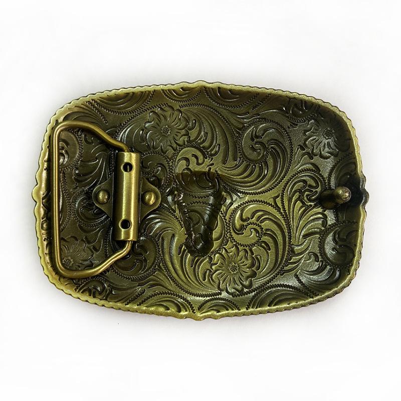 3D Bull Head Western Cowboy Punk Fashion Alloy Belt Buckle