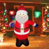 47inch Inflatable Giant Santa Claus Holding Gift Bag Christmas Decoration Ornaments for Holiday Christmas Eve 2025 New Year