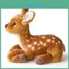 Plush Deer Toy With Short Pile Fabric For Kids Bedroom Decor