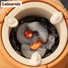 Cute Animasl Carbon Furnace Dry Fired Pot For Electric Stove Boiling Water Kettle Surrounding Furnace For Tea Making Accessories