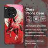 Stylish Chinese-Style Red Horse Print Tempered Glass Phone Case for OnePlus 13R 12 11 10 ACE2 ACE3 Pro Nord2T 4 2 CE3 Lite Cover