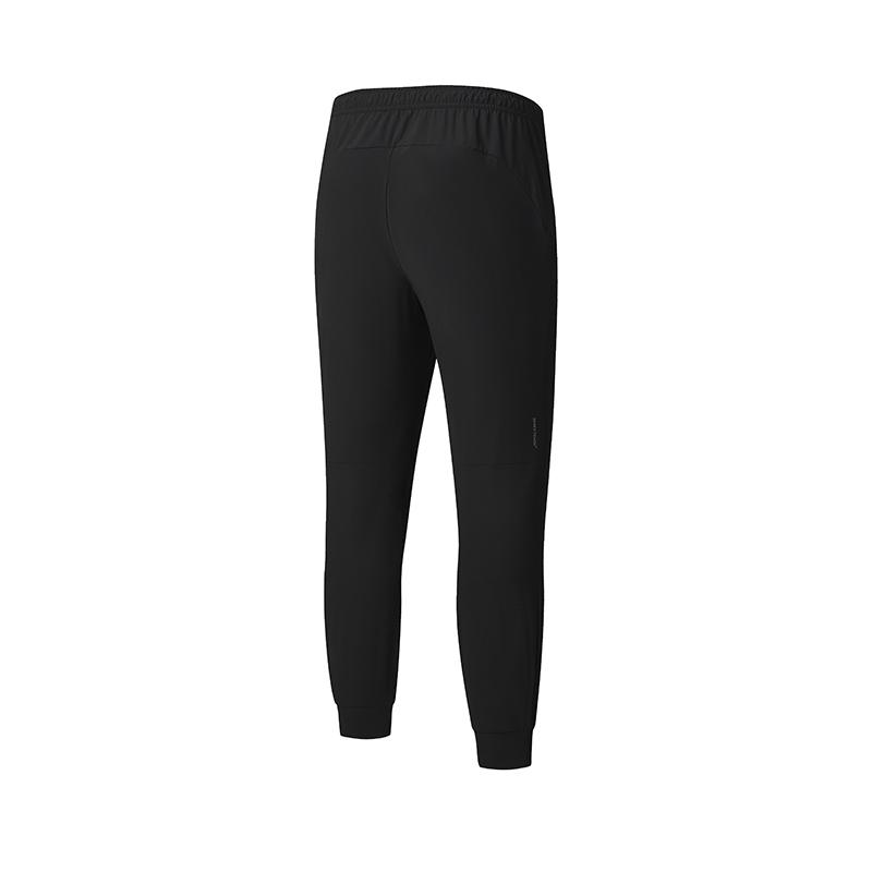 Fila Fitness Simple Comfortable Versatile Mid-Waist Tapered Knit Sports Pants Men Bottoms Deep-Black A11M521608FBK