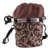 Collapsible Bike Basket Flower Printed Small Pet Cat Dog Carrier Bag Detachable Bicycle Handlebar
