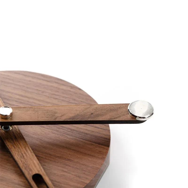 Large Solid Wood Wall Clock Needles Dial High Torque Quartz Movement DIY Walnut Spain Hands Wall Clocks Mechanism Silent Pointer