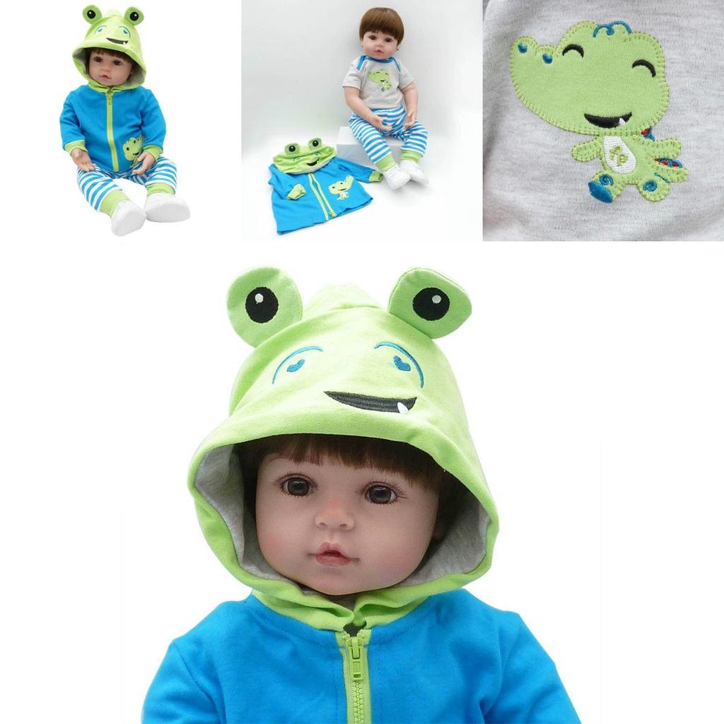 Adorable Silicone Reborn Baby Boy Doll With Realistic Features And Soft Vinyl
