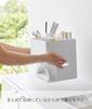 Yamazaki Nail Light & Gel Nail Supplies Storage Case, White, Body: Approx. W26 x D21 x H23.6cm, Tower, Nail Storage, Nail Care, Small Item Storage, 20