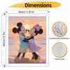 Disney Mickey and Minnie Mouse Sunset Beach Paint by Numbers Painting Art Kit Home Decor Gift