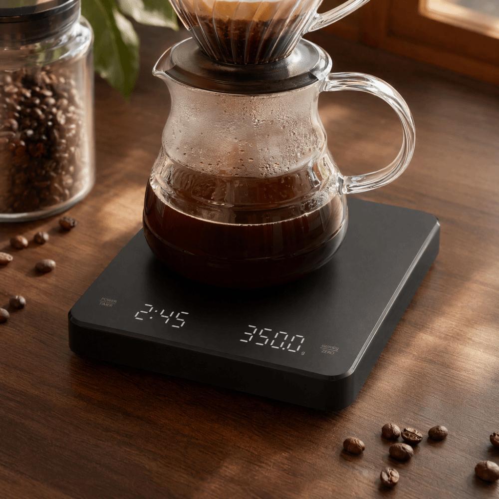 PC + ABS Kitchen Scale Built-In Battery Digital Kitchen Scale Pour Over Coffee Drip Coffee чёрный