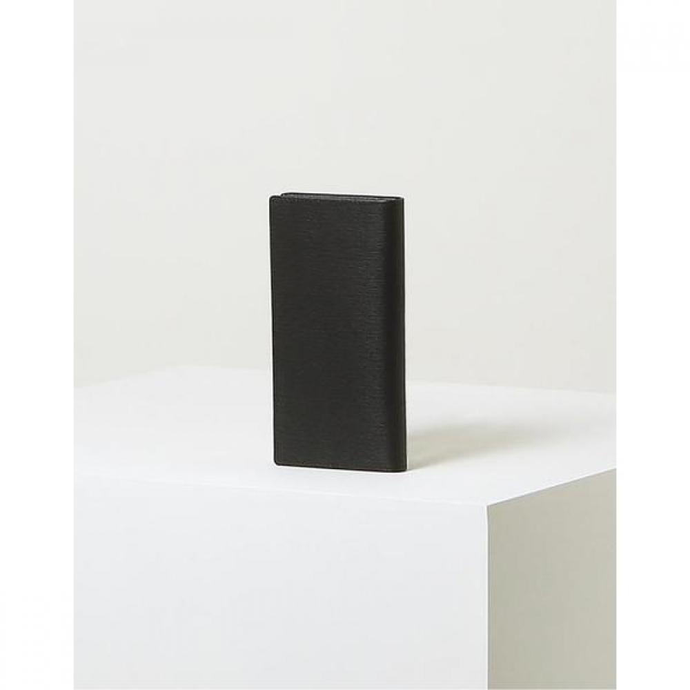 Daks Black Leather Dd Logo Modern Classic Long Wallet Dbwa3e831bk