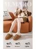 2024 Women's Suede Cotton Slippers: Non-Slip, Indoor/Outdoor Use, Fashionable for Autumn/Winter.
