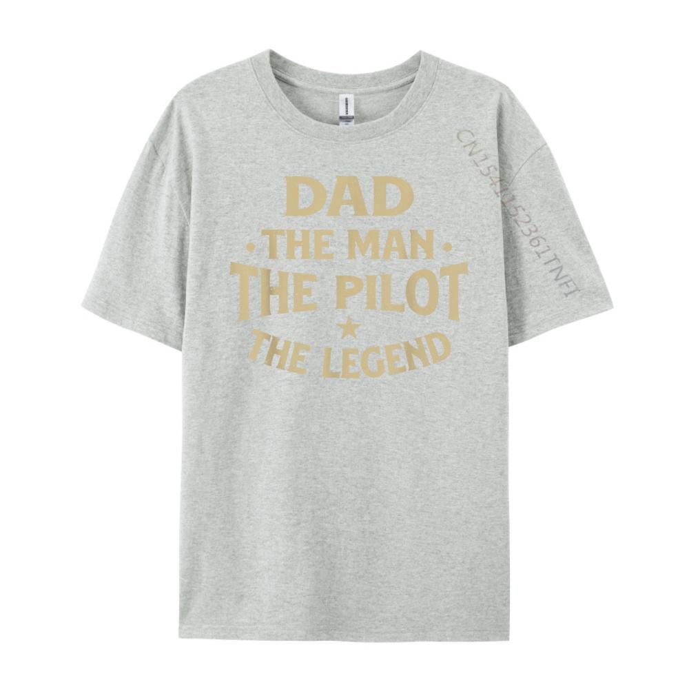 Dad The Man The Pilot The Legend Airlines Airplane Lover Fashion T Shirt Men T Shirts For Men Birthday