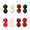 2Pcs Christmas Baubles Ornament Sparkling Velvety Sphere Decoration For Christmas Tree Wreath Mantels Window Display