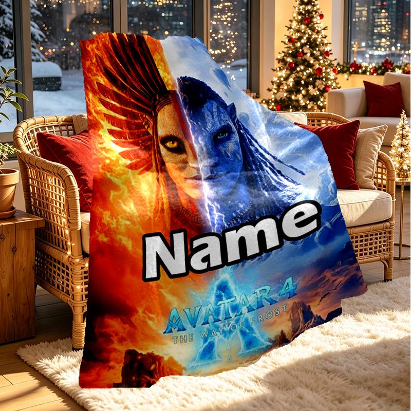 Individuelle personalisierte Decke mit Avatar-Druck, Heimdekoration, Schlafzimmer, Sofa, Camping, Couch, Geschenke für Geburtstag Weihnachten