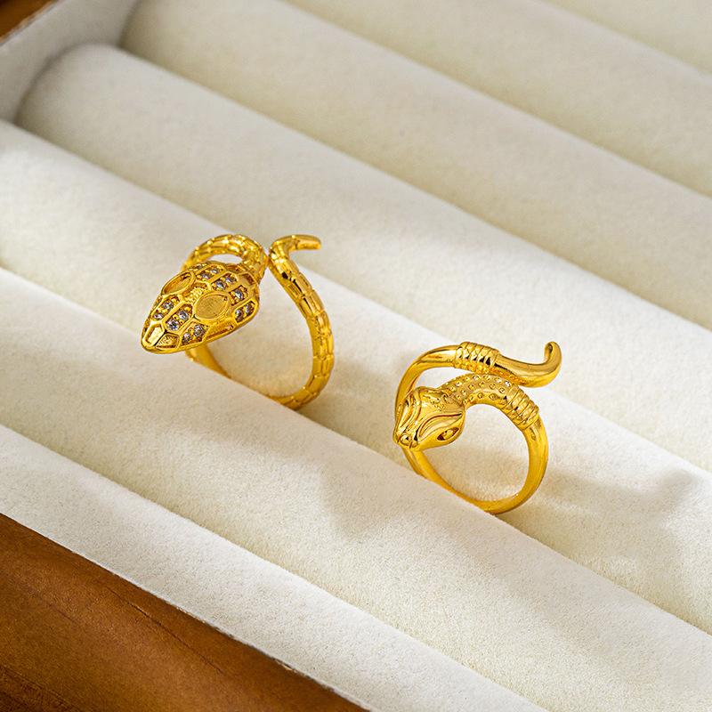 Light Luxury Snake-shaped Open Ring Women's Index Finger Ring Trend