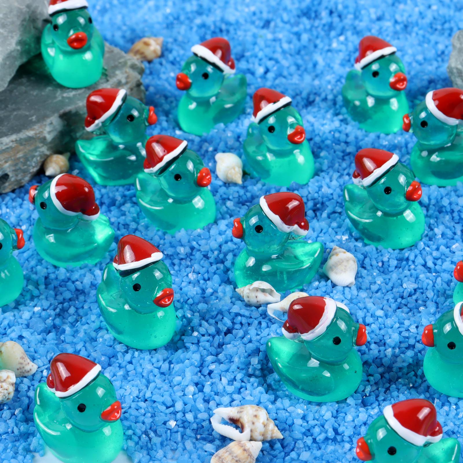 

Luminous Christmas Mini Yellow Duck Resin Ornament