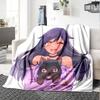 1 peça Anime A-AphmauS (2) Manta, Presente, para Homens e Mulheres, Manta Macia, Boa para Sofá-Cama Sofá Viagem, Manta Leve de Flanela
