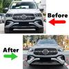 Car Front Bumper Lip Diffuser Spoiler For Mercedes-Benz GLE-Class GLE Coupe W167 C167 AMG 2024+
