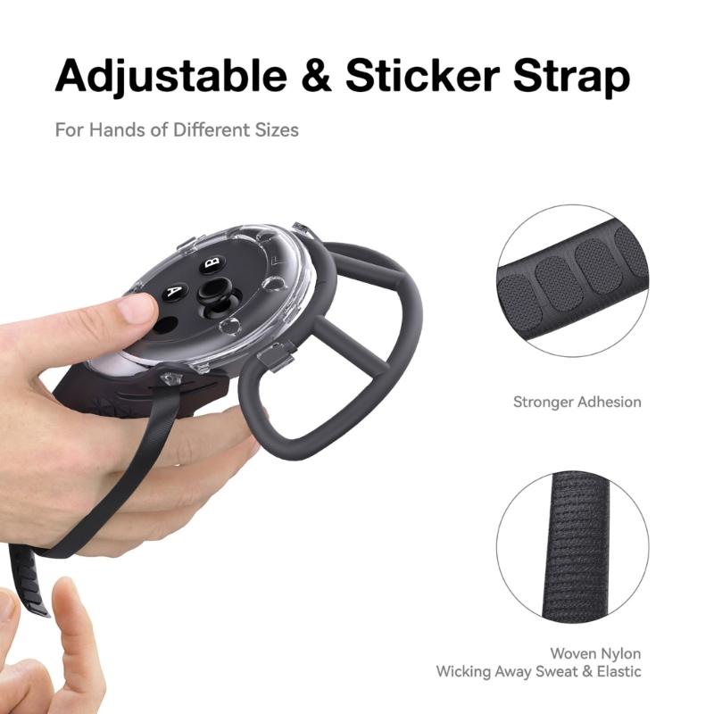 Kratzfeste VR-Schutzhülle Silikonhülle Abdeckung für Meta Quest 3 VR-Headset Maske Linse Schale Kappe Zubehör