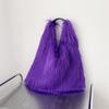 Luxuriöse Flauschige Plüsch Damen Umhängetasche Weiche Kunstpelz Taschen für Damen Übergröße Handtasche Winter Puffy Hobo Designer Shopper Tragetasche
