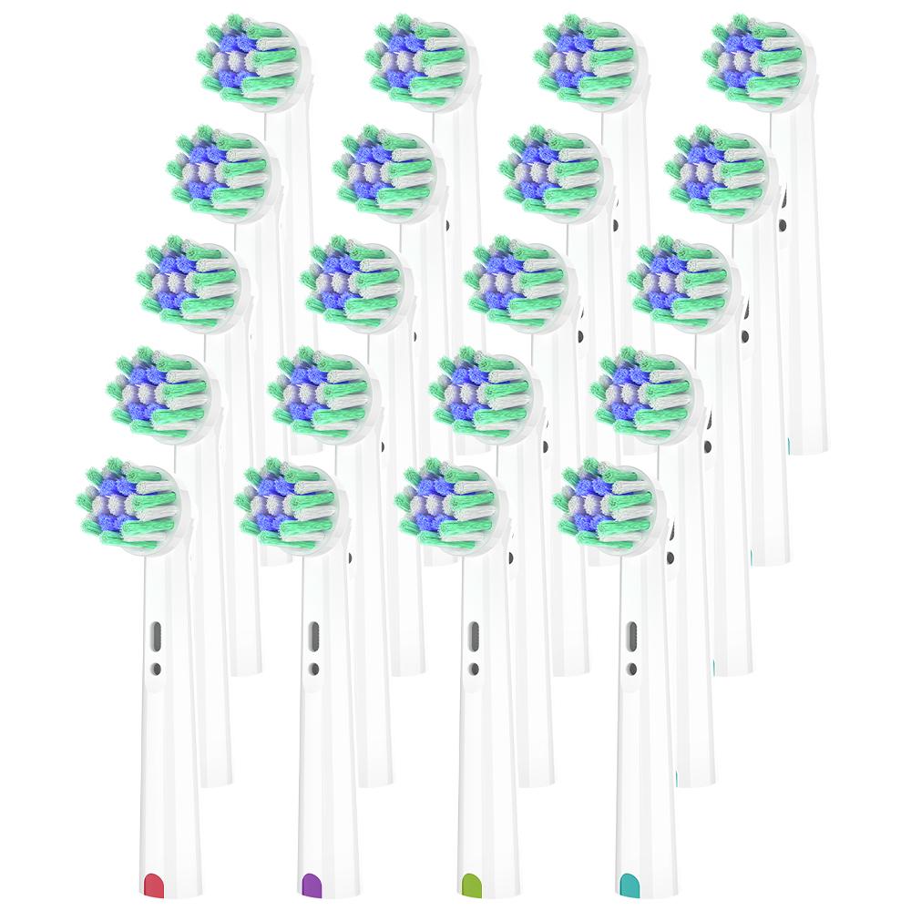 Replacement Toothbrush Heads Compatible with Oral B Electric Toothbrush, Cross Action Brush Head Refill for Pro, D, Smart Series