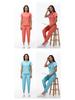 Women's Quick-Dry Short Sleeve Stretch Scrub Suit for Nurses and Beauty Salon