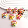 Handmade DIY Resin Accessories: Apple Dog Charms, Children's Hair Clips, Claw Clips, Pendants, Ornaments, Beaded Pens, Cream Glue Materials.
