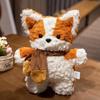 Adorable Corgi Puppy Plush Scarf Doll - Perfect Birthday Gift for Girls