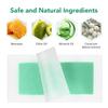Facial Depilatory Wax Strips 30Pcs Facial Wax Strips+8 Calming Oil Wipes Hypoallergenic Eyebrow Upper Lip Hair Removal Wax Paper