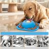 Slow Feeder Dog Bowl with Lick Mat Non-Slip Dog Lick Bowl with Interactive Rolling Ball Silicone Dog Licking Toy for Liquid And Thick Treat Dogs