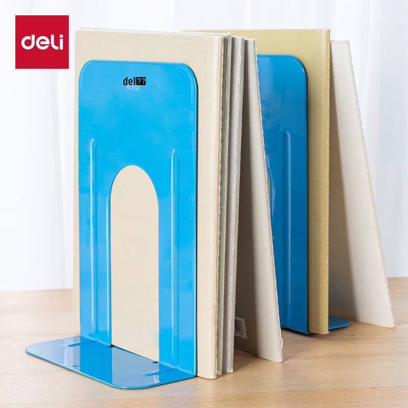 Deli Metal Desktop Bookends - 9-inch Pair