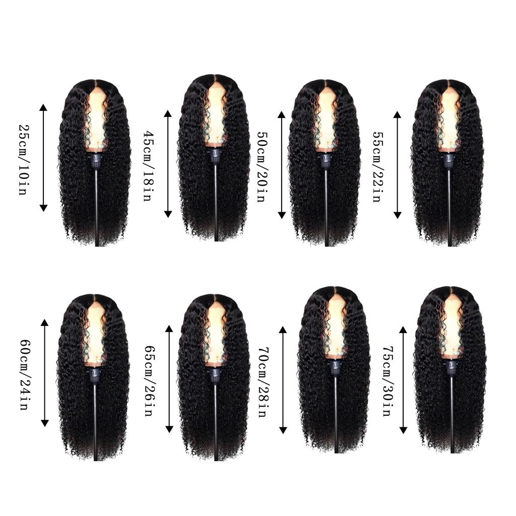Deep Wave Synthetic Wig for Black Women Wear Deep Curly Soft Wig Natural Black Color Replacement Wigs for Daily Party Use