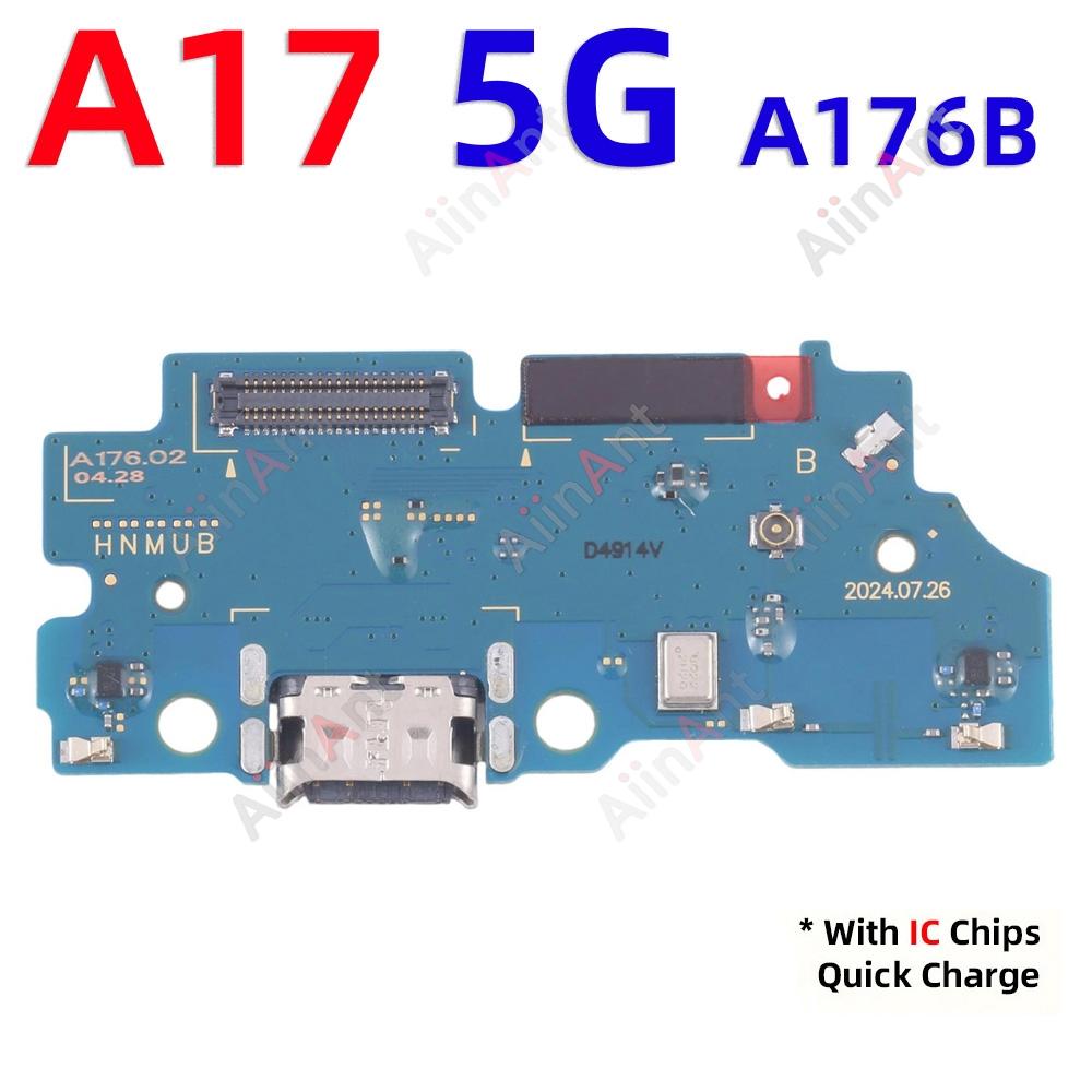 Dock USB Charger Board Port Connector Charging Flex Cable For Samsung Galaxy A17 A16 A15 A14 A175F A145P A156B US EU 4G 5G