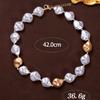 Style Irregular Baroque Pearl Necklace Trendy Personality Exaggerated Light Luxury High End Choker Clavicle Chain For Women