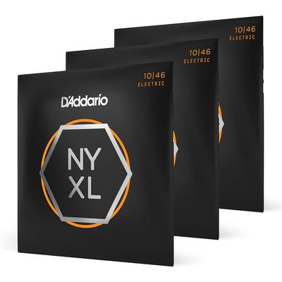 Electric Guitar Strings NYXL Regular Light 3set Pack D'Addario .010-.046 NYXL1046-3P []