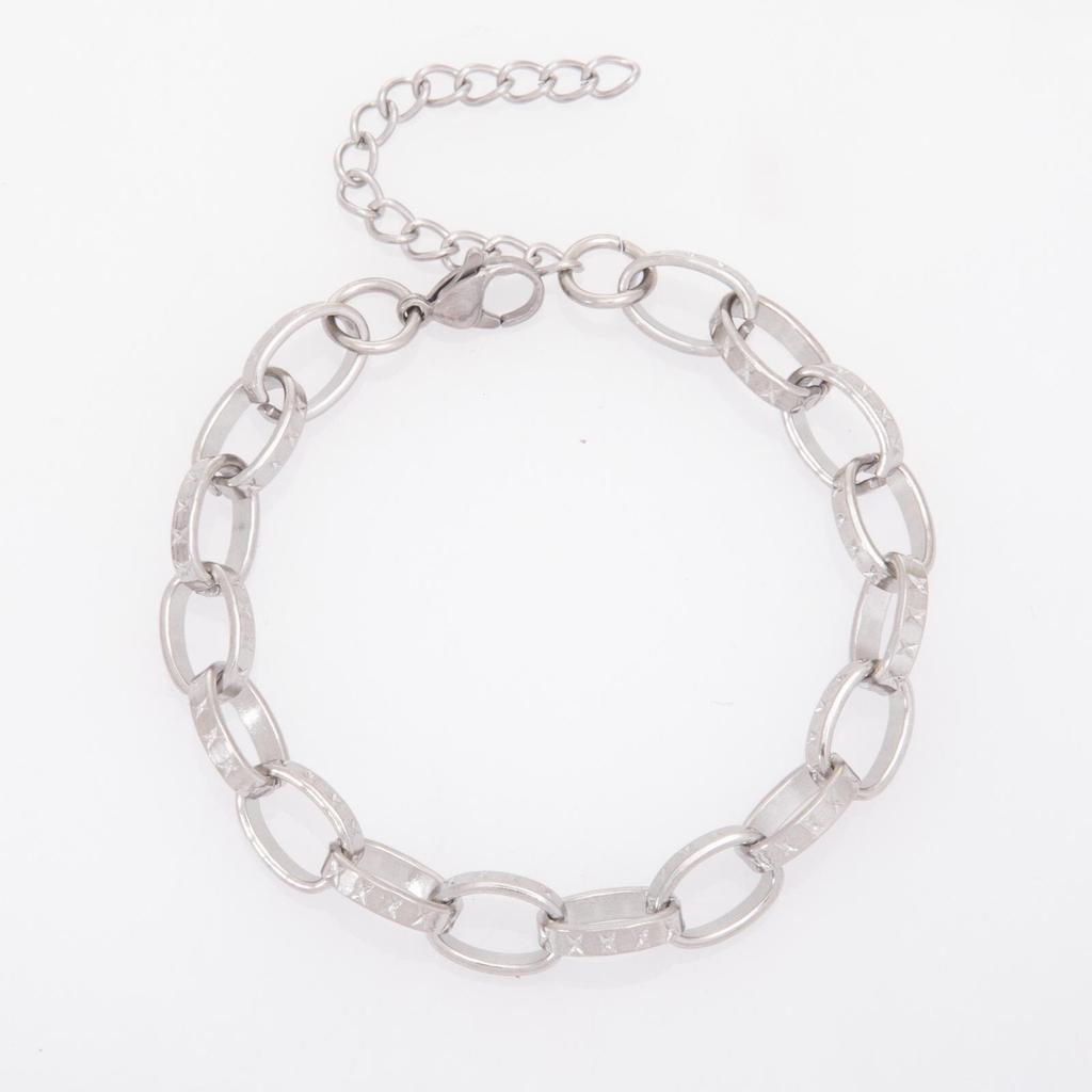 Bracciale Fenice in Acciaio Titanio Placcato Oro - Alla Moda High-End Stile Hip Hop per Donne