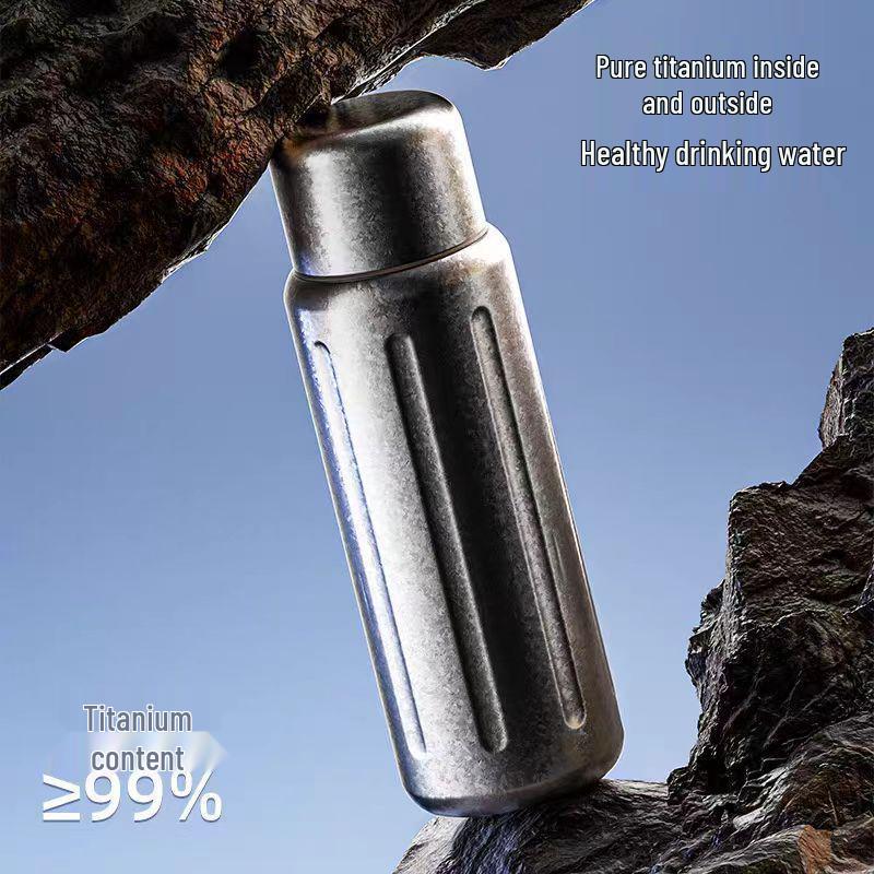 Premium Titanium Magnetic Insulated Cup - Double-Layer Vacuum Design with Tea and Water Separation for a High-End Business Gift
