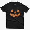 Pumpkin Face Halloween T-Shirt: Spooky Jack-O'-Lantern Tee