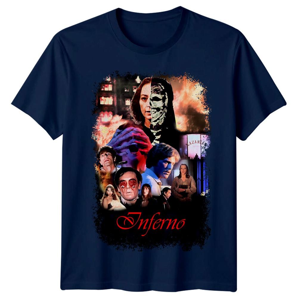 Inferno 1980 Movie Poster Inspired TShirt Retro 80s Tee