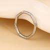 /Stainlesss Steel Gold Color Bamboo Joint Ring Women Minimalist Trendy Finger Rings Waterproof Jewelry Wedding Gift
