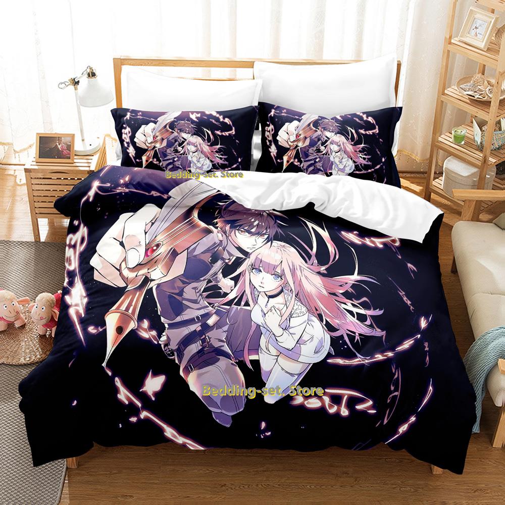 The Kingdoms of Ruin Beding Set Carton Anime Thre-piece Set Adult People Kid Bedrom Thre-piece Suits 3D Kawai Colcha De Vera