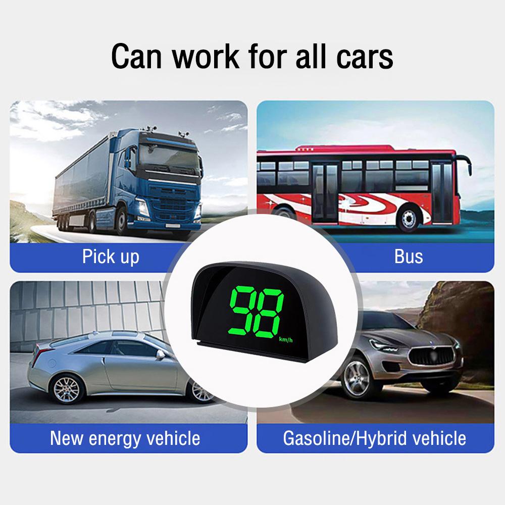 New GPS Head Up Display For All Car Digital Speedometer HUD Plug and Play Big Font Auto Electronics Accessories Speed Display