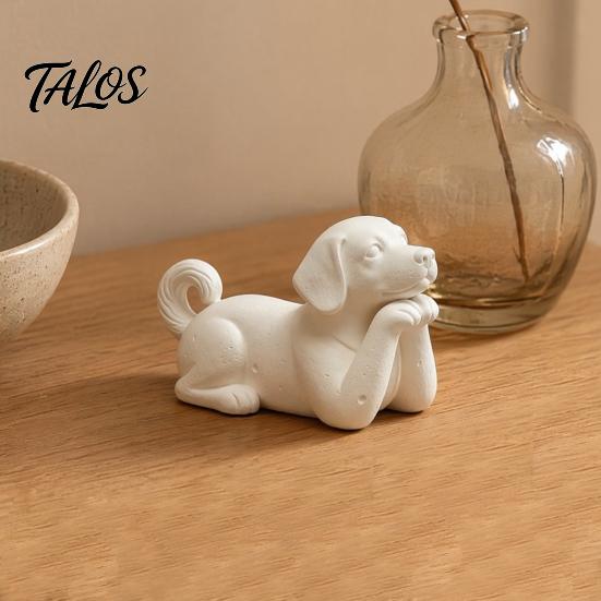 3D Printed Dog Figurine, Cute Puppy Figures, Small Animal Figurines, Realistic Detailed Puppy Statue for Dog Lovers