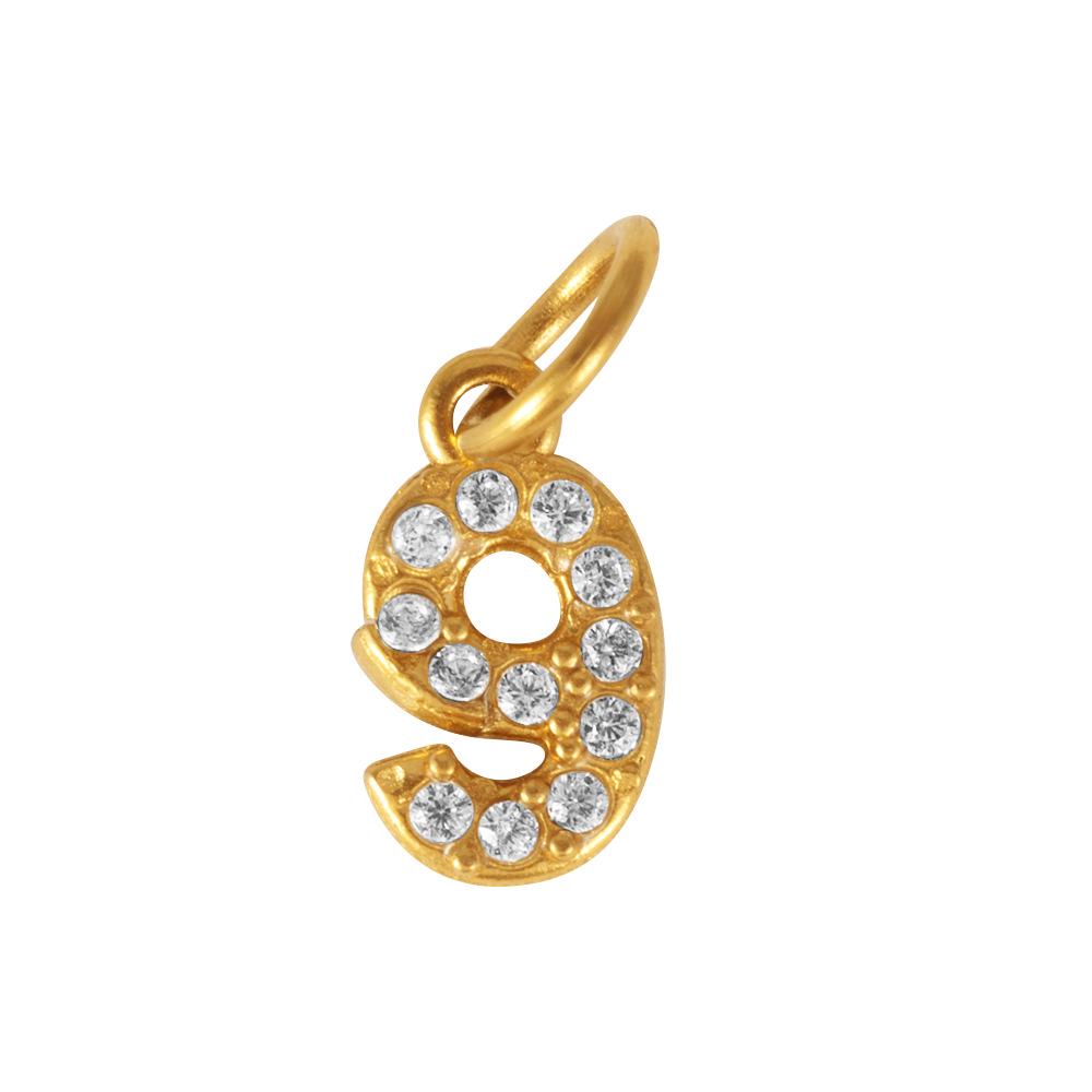 26 English Letter Rhinestone Pendants: European & American Style, 304 Stainless Steel, DIY Earring Accessories