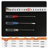 Clear Handle 3MM Mini Crystal Screwdriver - Cross and Flathead