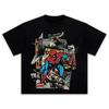 Marvel The Amazing Spider-Man Vintage Comic Collage Graphic T-Shirt, Oversized Retro Tee, Unisex Superhero Streetwear Top