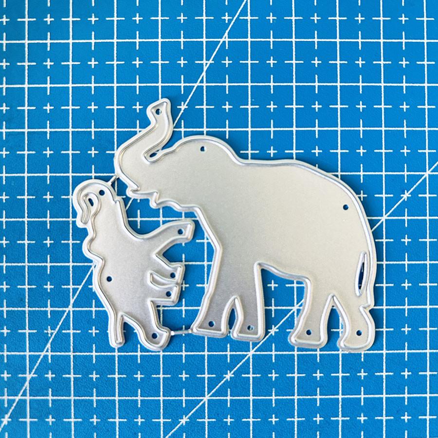 Animal Elephant Metal Cutting Dies for DIY Scrapbooking Album Paper Cards Decorative Crafts Embossing Die Cuts