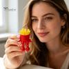 Interactive Playable Collectibles 3D Printed Movable Joint French Fry Figurine, Flexible Potato Guy Desktop Fries Man Model Ornament, Novelty