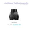 Carbon Fiber Car Window B-pillars Decorative Sticker For BMW X1 X3 X5 X6 Series 1 3 5 E90 F34 F07 Car Styling Trim