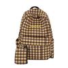 School Bag New Retro College Student Korean Version Plaid School Bag Versatile Ins Backpack Large Capacity Dopamine Backpack